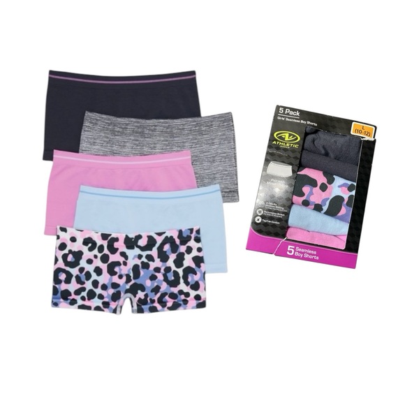 Athletic Works Seamless Tagless Boy Shorts Underwear - Picture 6 of 6